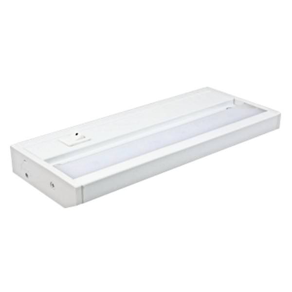 White 24.25" 6 watt 3000K Natural White Hardwire or Plug-In Dimmable LED Under Cabinet Light Fixture